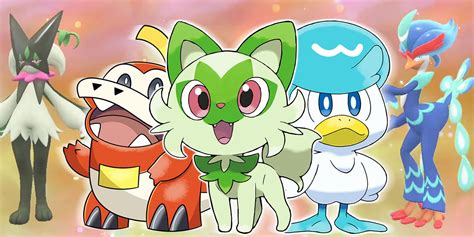 pokemon scarlet starters evolutions|All Starter Evolutions in Pokemon Scarlet & Violet